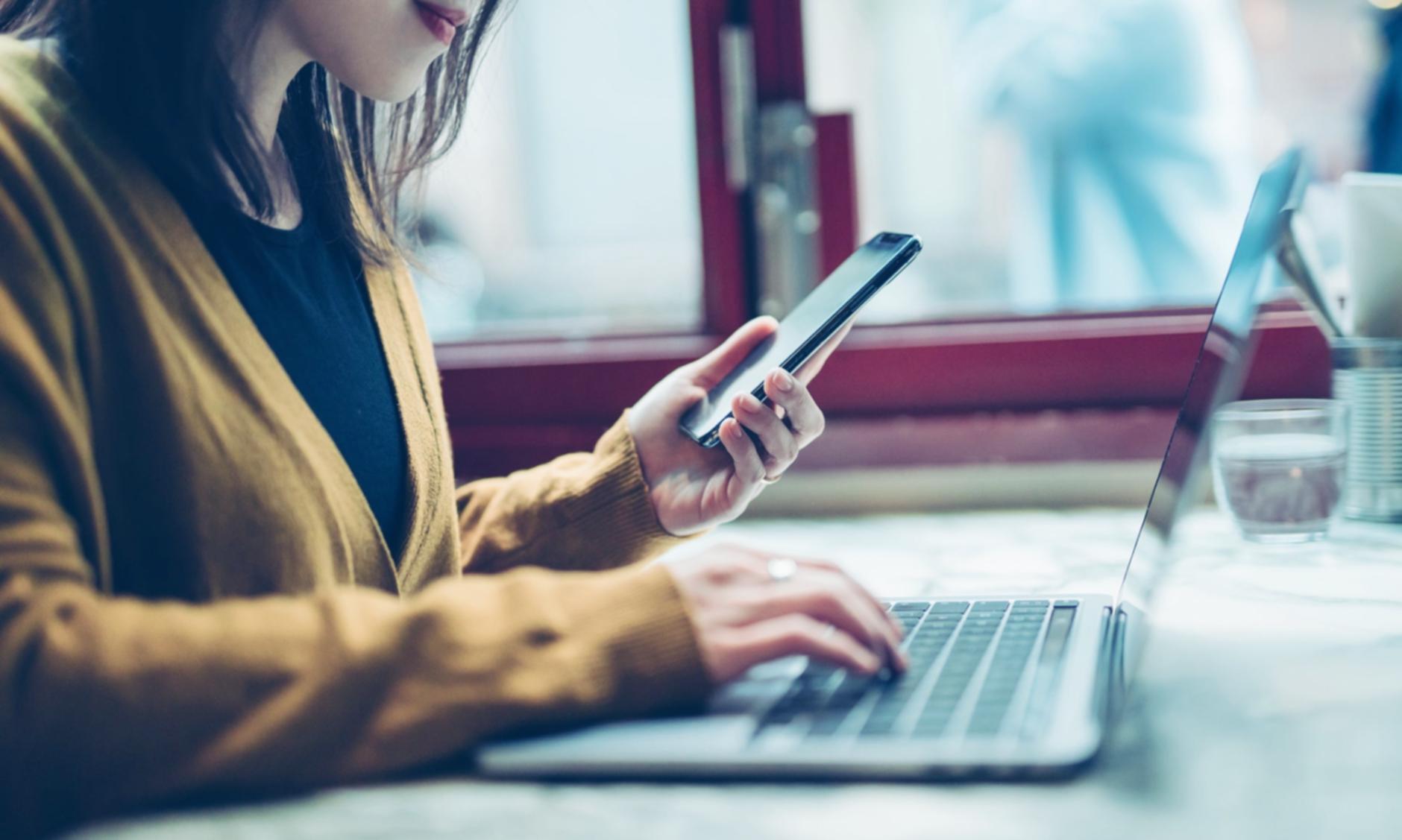 Technical setup workspace showing computer and learning environment