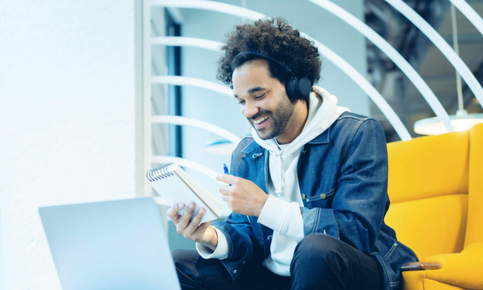 Learning platform interface demonstration